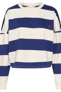 Idahella Striped Sweatshirt-Striped