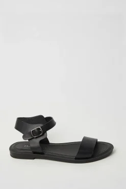 Idalia Comfort Ankle Strap Flat Sandals
