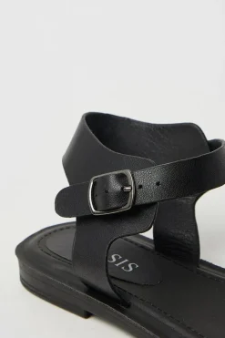 Idalia Comfort Ankle Strap Flat Sandals