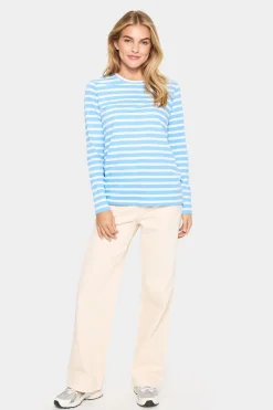 IdaliaSZ LS T-Shirt Long Sleeve T-shirt-Striped