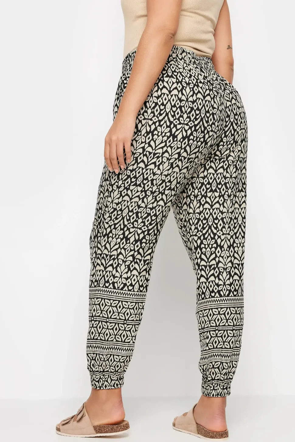 Ikat Print Joggers