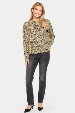 IlsabethSZ Leopard Print Sweatshirt-Leopard Print