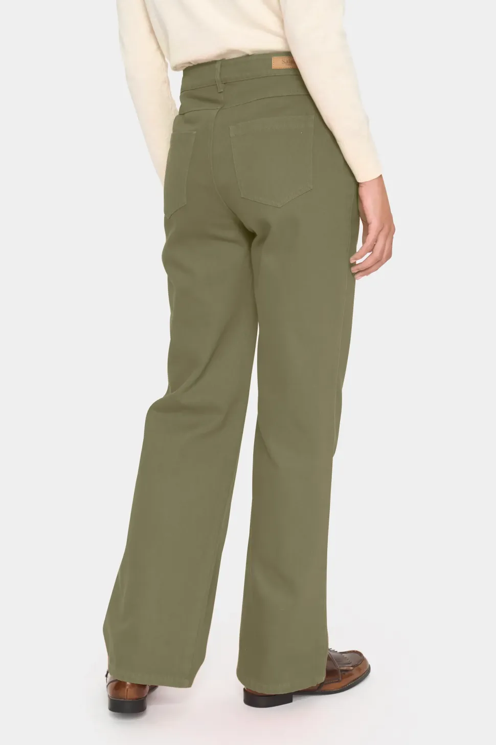 IluSZ Wide Legs High-Waisted Jeans-