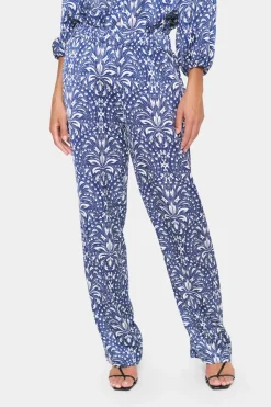 ImenaSZ High Waist Straight Leg Trousers-