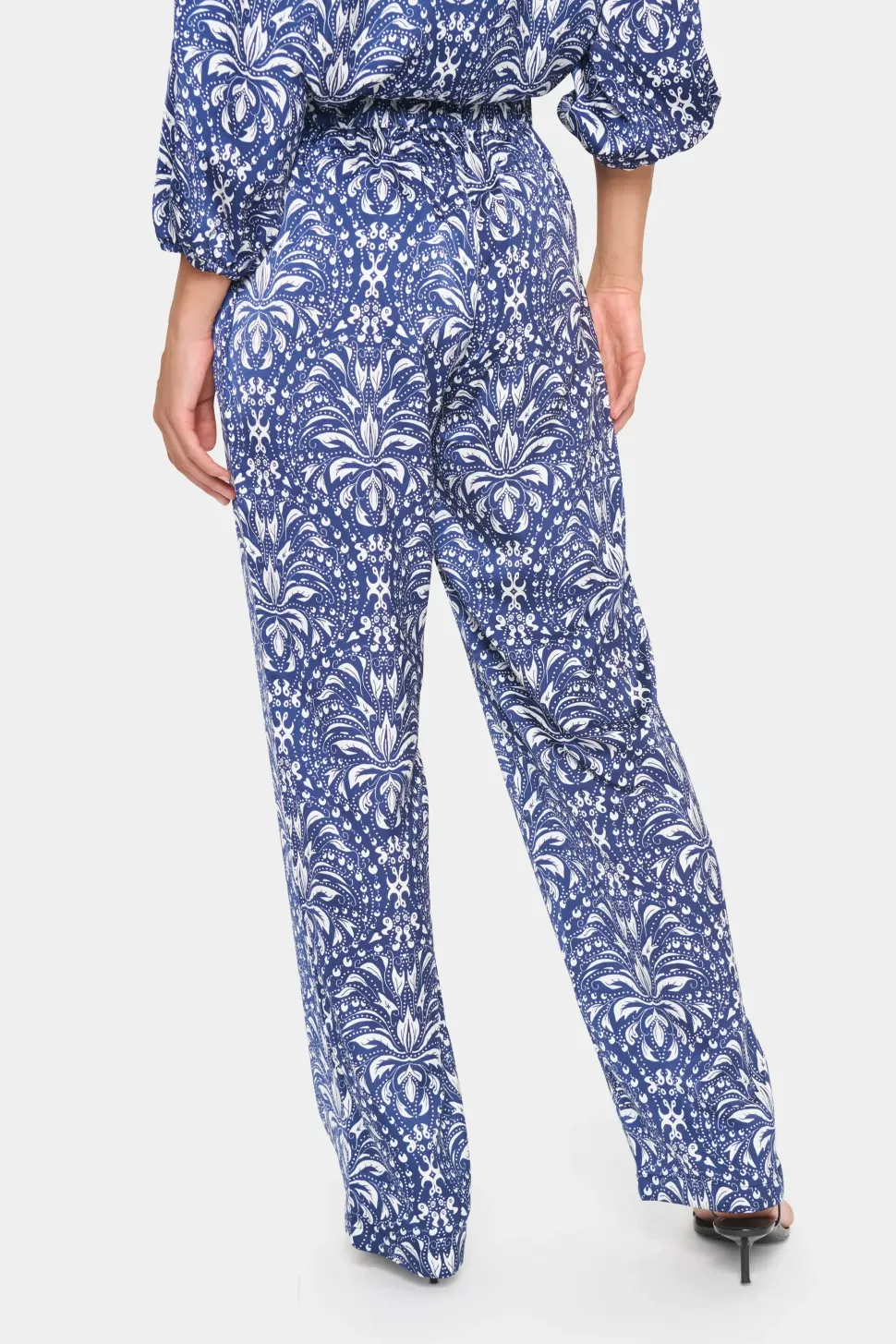 ImenaSZ High Waist Straight Leg Trousers-