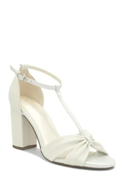 Indiana' High Block Heel T-bar Sandals