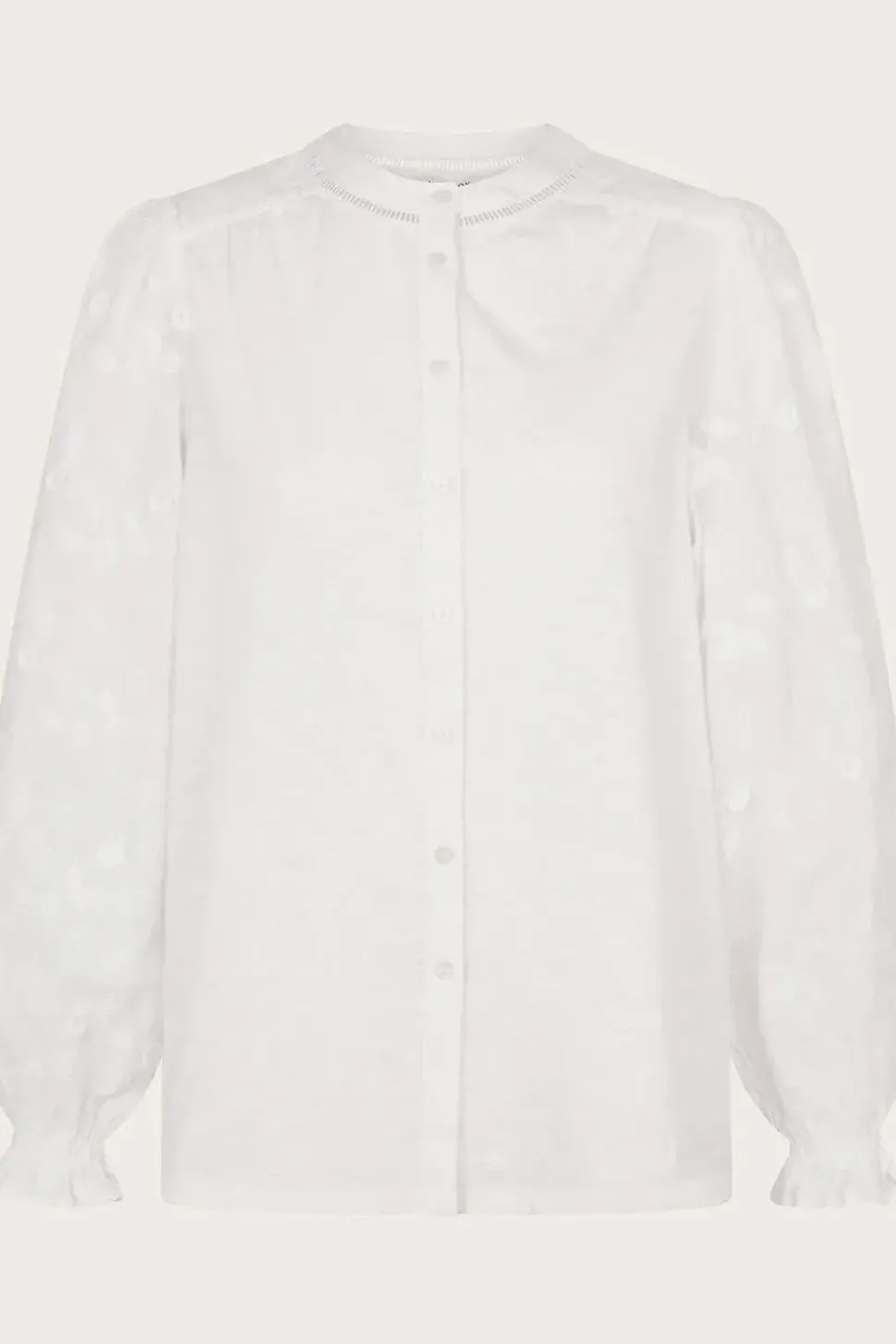Indi Embroidered Sleeve Shirt