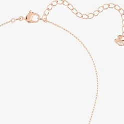 Infinity Heart Two Colour White Crystal Necklace 5518865
