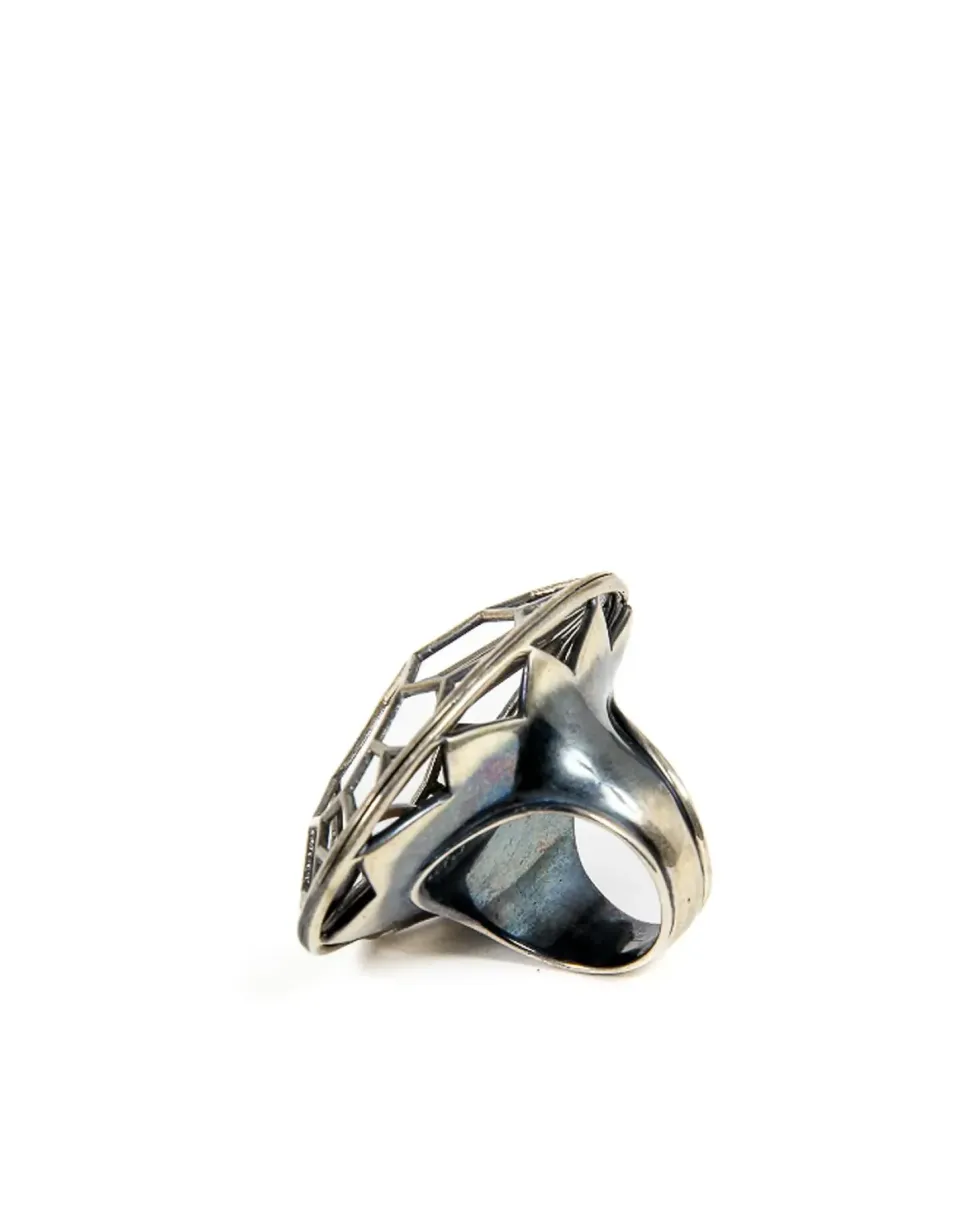 Intrecciato Ring in Silver