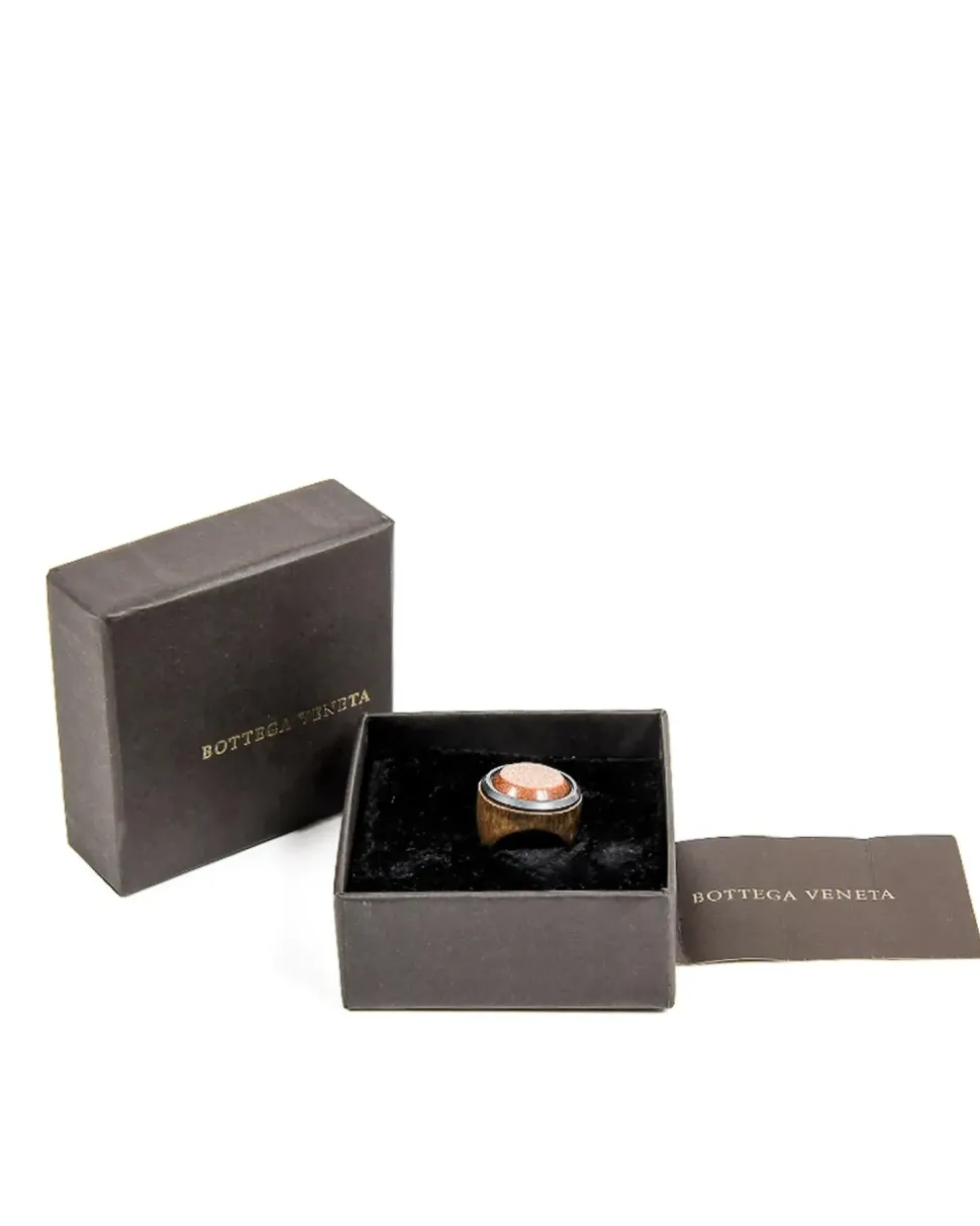 Intrecciato Wood Ring