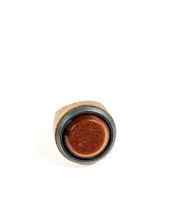 Intrecciato Wood Ring