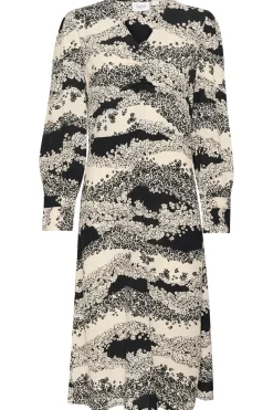 IselinSZ Long Sleeves Printed Dress-