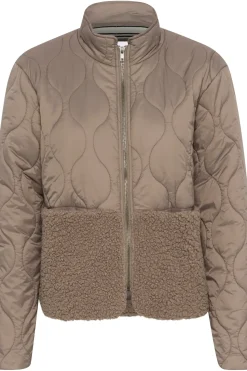 IsodoraSZ Quilted Teddy Fabric Jacket-