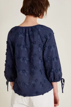 Ivy Floral Embroidered Blouse