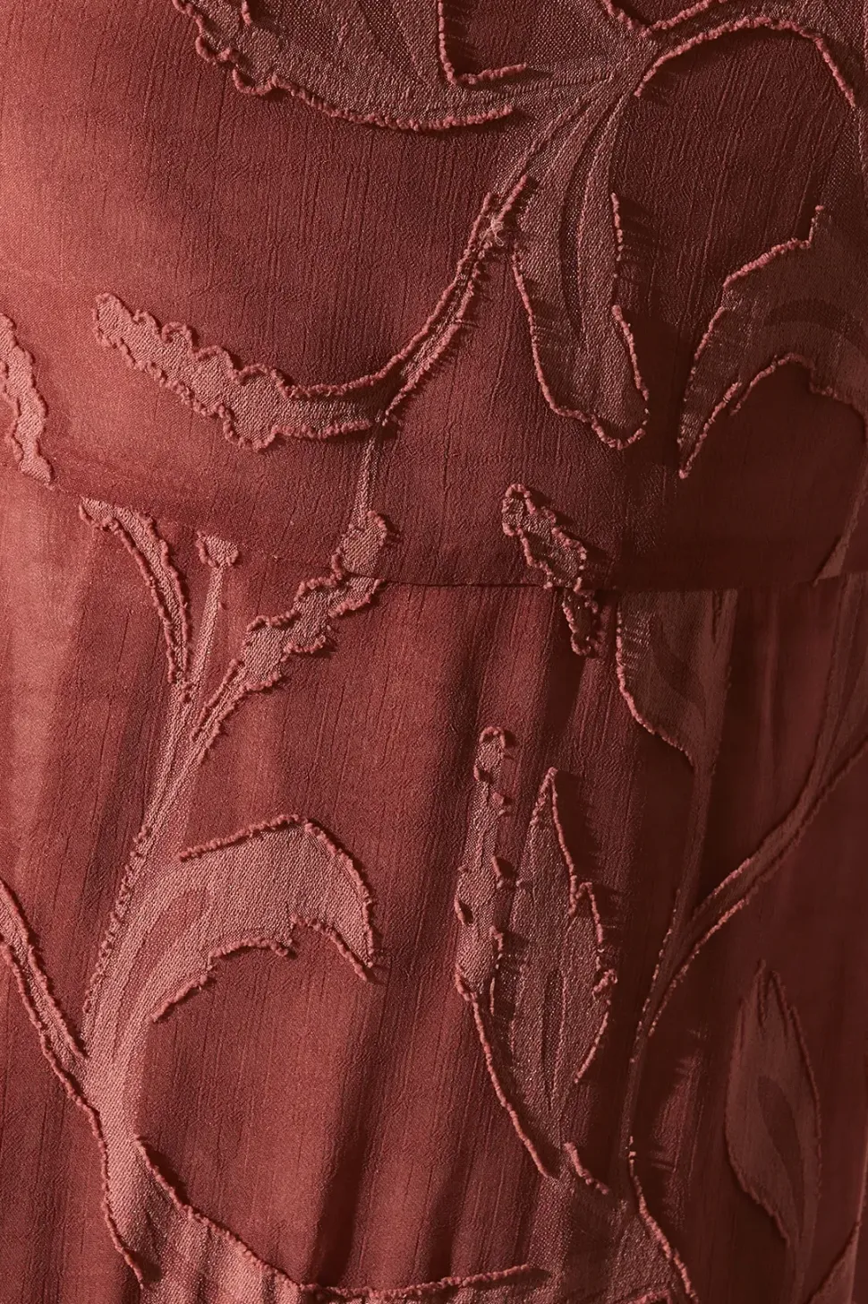 Jacquard Burnout Midi Dress