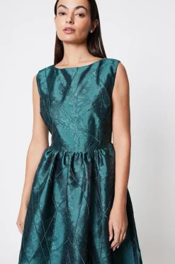 Jacquard Midi Dress