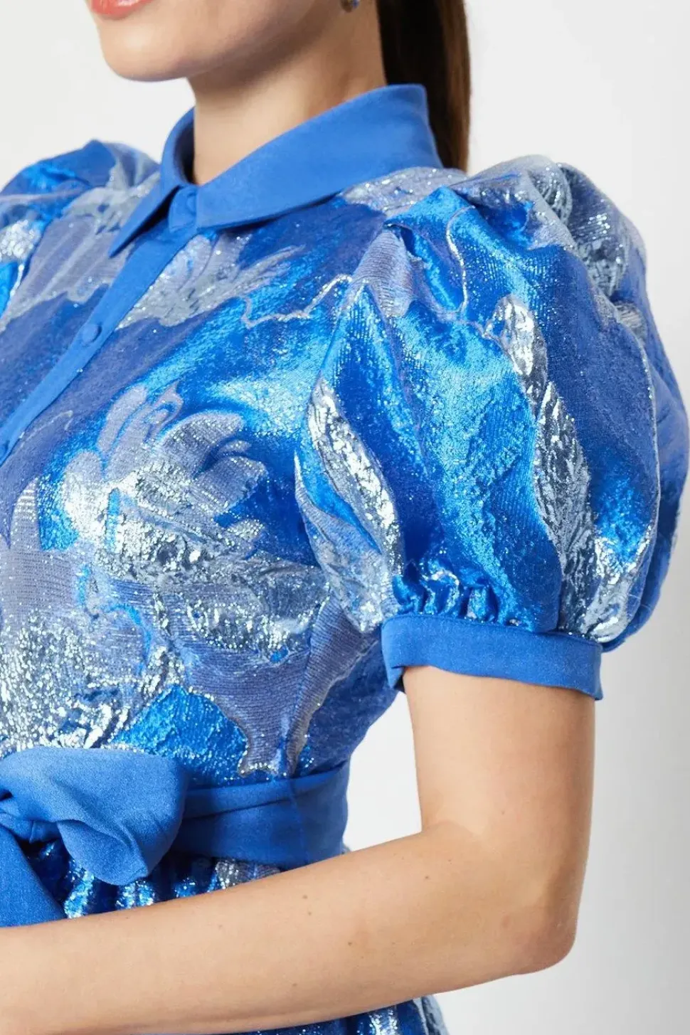 Jacquard Shirt Dress