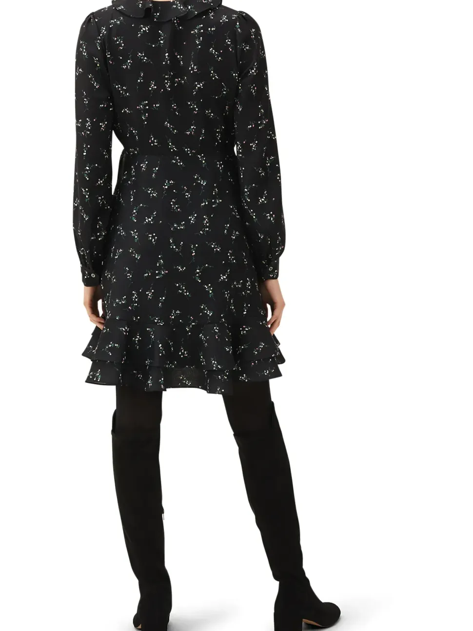 Jamila Wrap Dress-Floral