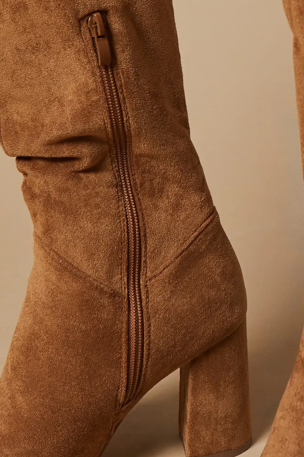 Jemima High Block Heel Pointed Knee Boots