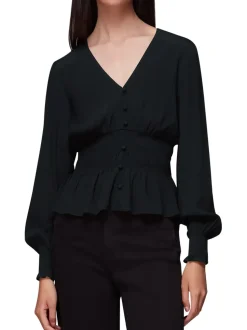 Jenny Peplum Top-Plain