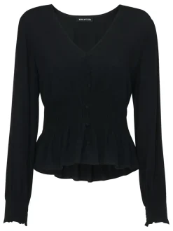 Jenny Peplum Top-Plain