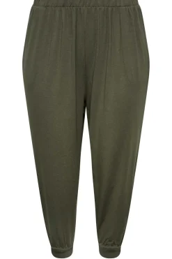 Jersey Cropped Harem Trousers