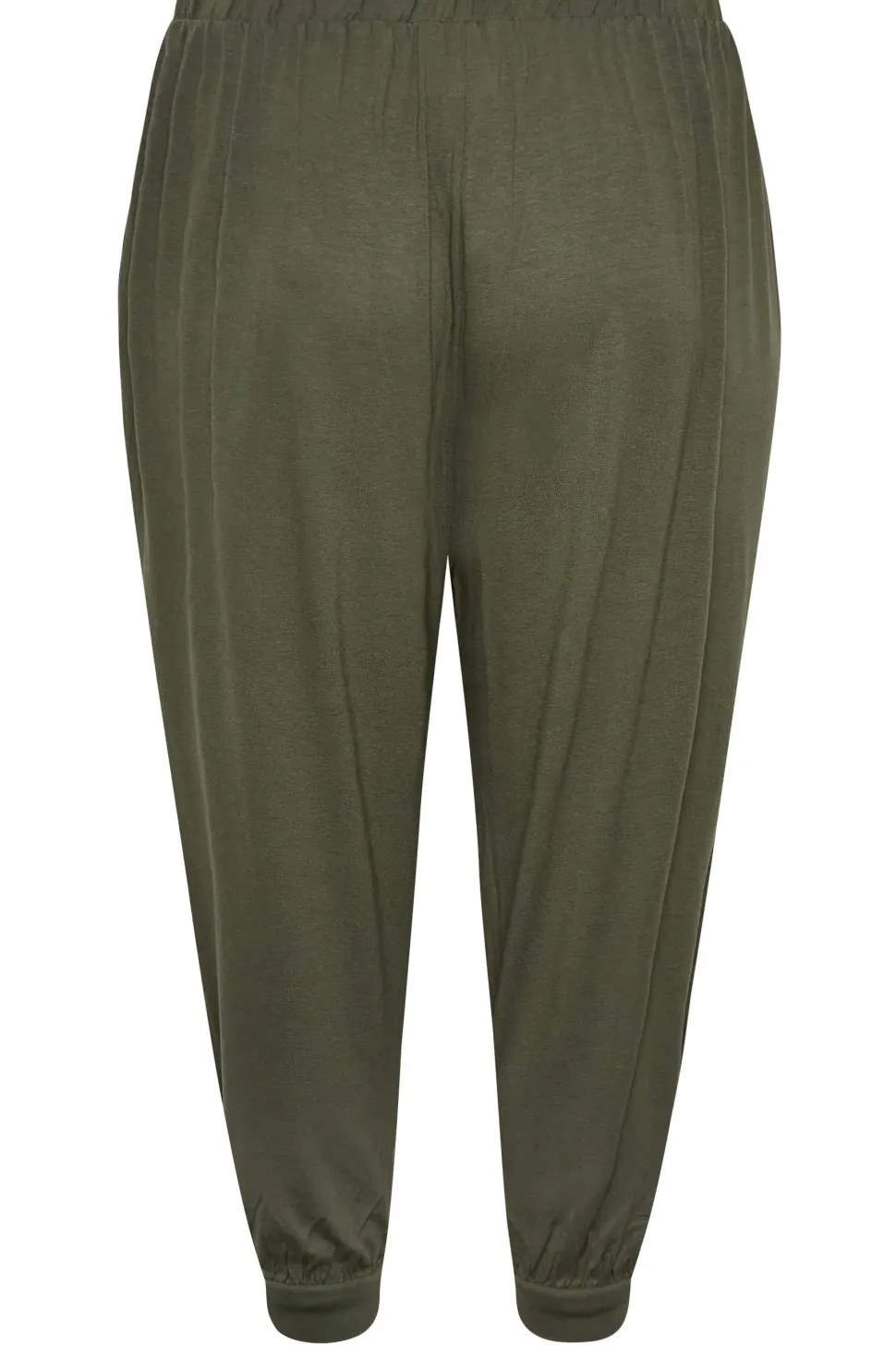 Jersey Cropped Harem Trousers