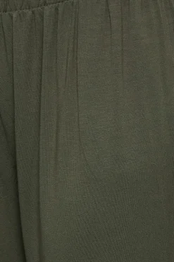 Jersey Cropped Harem Trousers