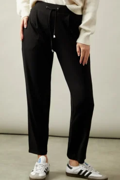 Jersey Drawstring Tapered Trouser