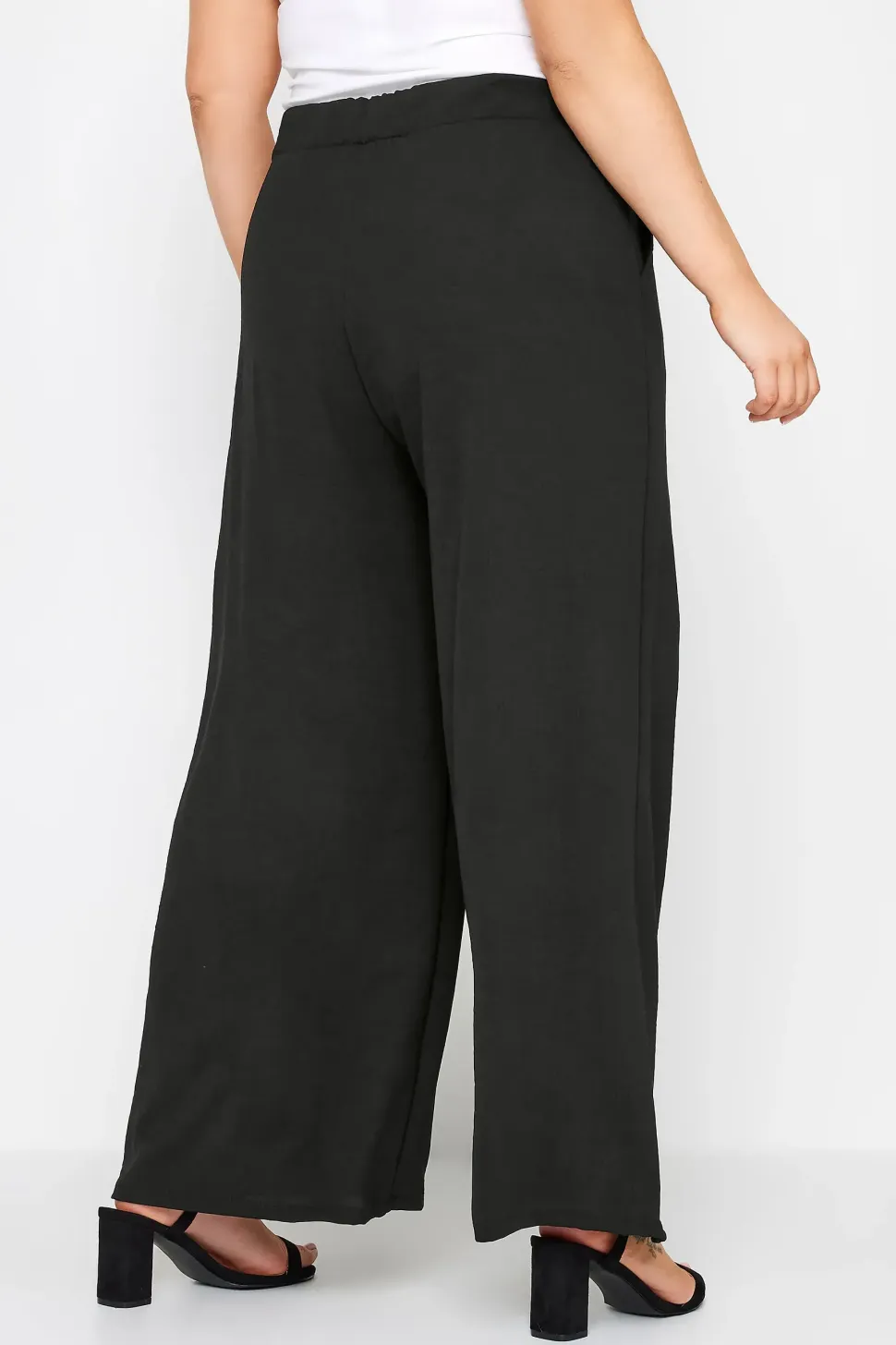 Jersey Wide Leg Trousers