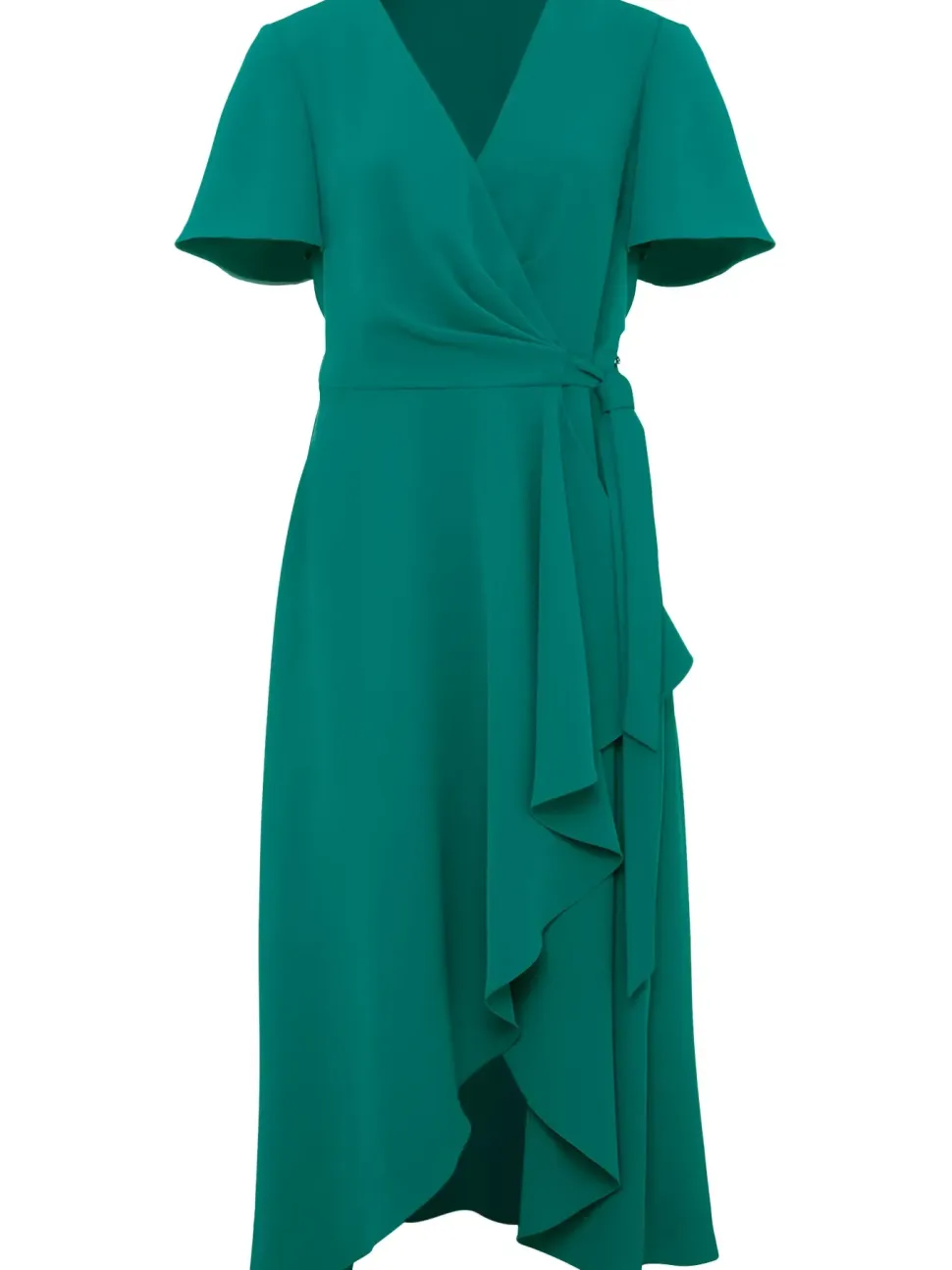 Julissa Bright Green Wrap Dress-