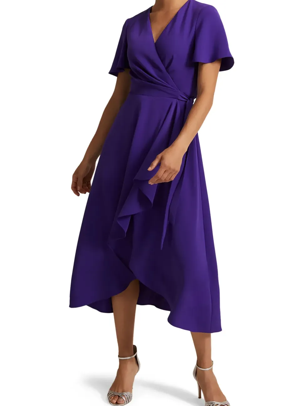 Julissa Purple Wrap Dress-