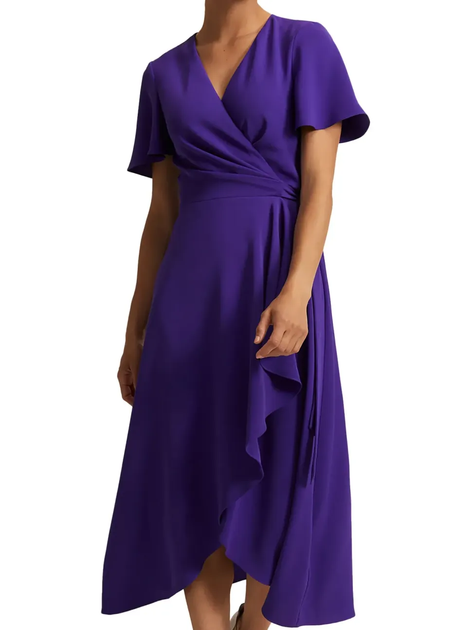 Julissa Purple Wrap Dress-