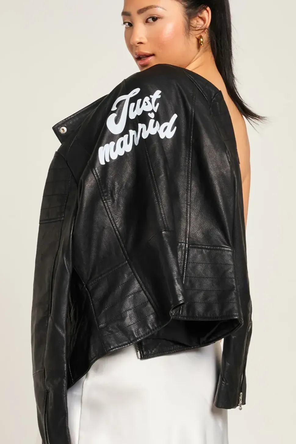Just Married Leather Jacket