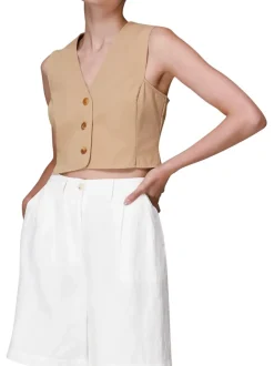 Kaia Waistcoat-Plain