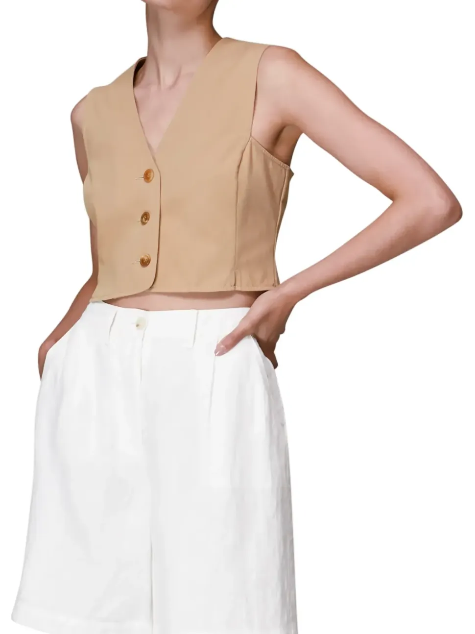 Kaia Waistcoat-Plain