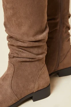 Kallista Ruche Low Heel Knee Boot