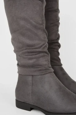 Karina Flat Ruched Boots