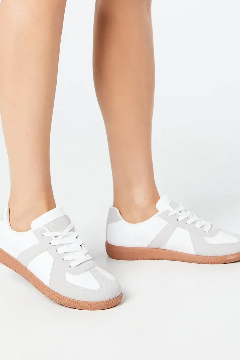 Karmen Retro Lace Up Trainers