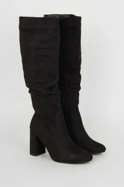 Keris Ruched Knee High Boots