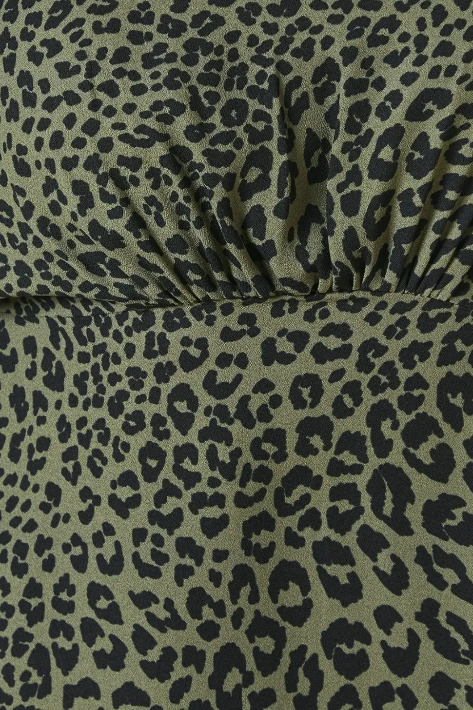Khaki Animal Tea Blouse