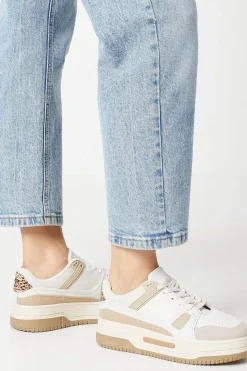 Kiku Lace Up Platform Trainers
