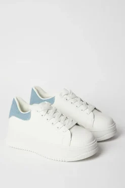 Kimmi Lace Up Platform Trainers