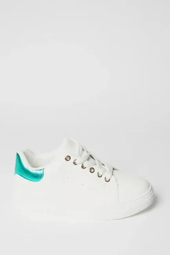 Kizzie Platform Lace Up Trainers