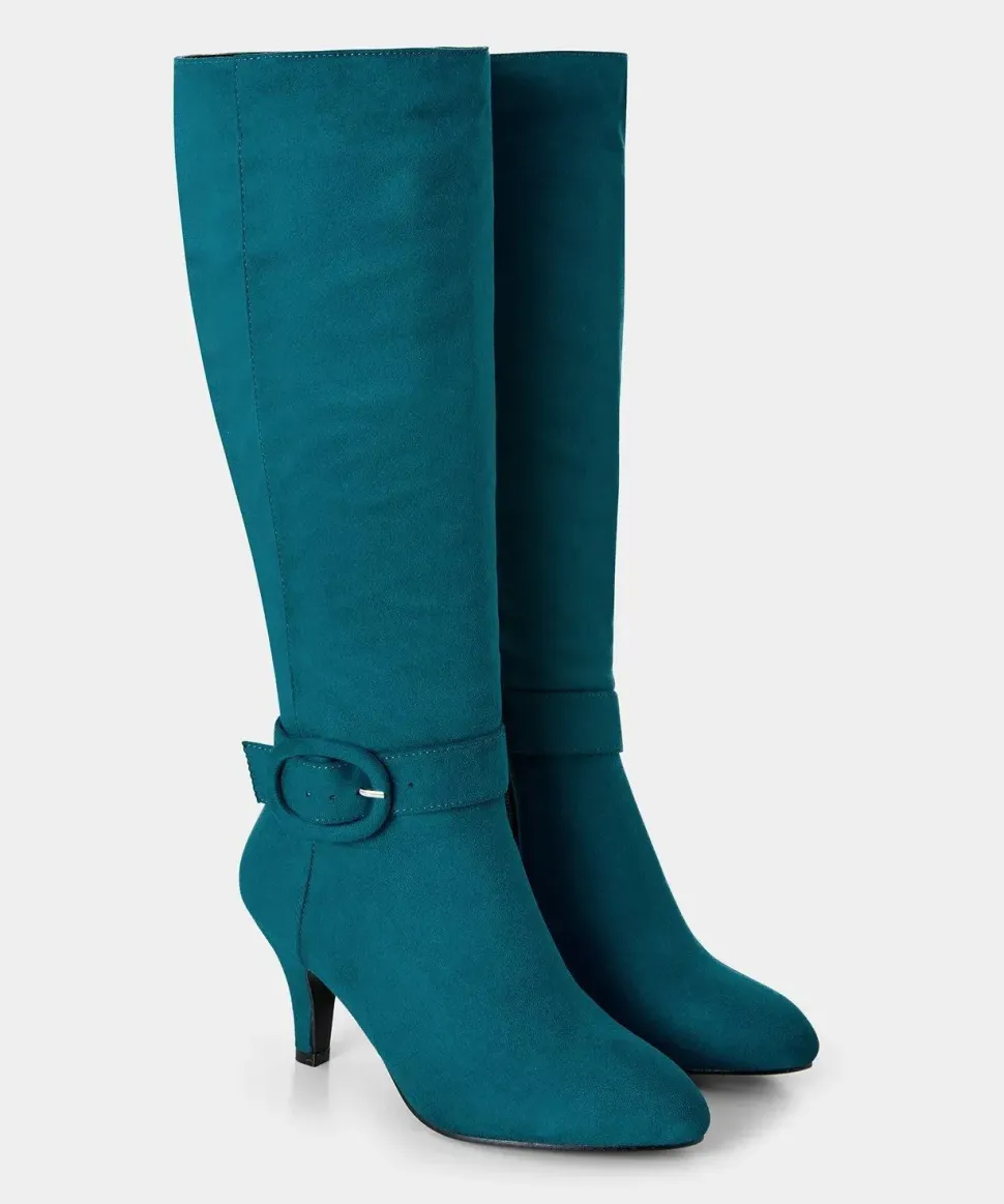 Knee High Buckle Boots