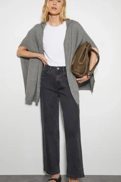 Knit Poncho Hoodie