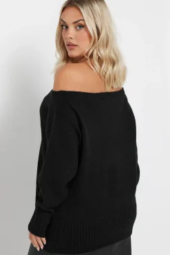 Knitted Bardot Jumper