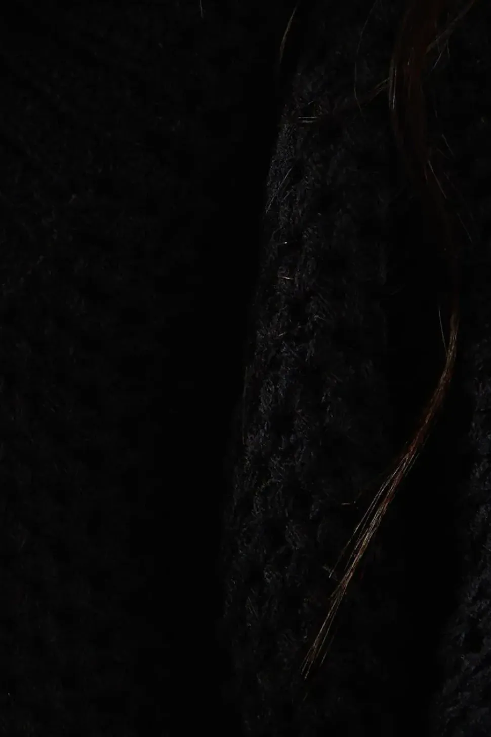 Knitted Cap Sleeve Dipped Hem Jumper
