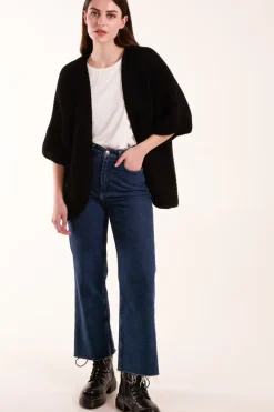 Knitted Mid Length Cardigan