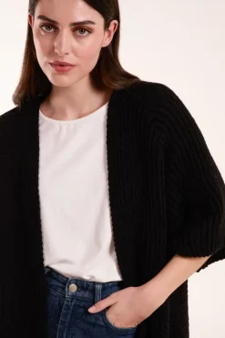 Knitted Mid Length Cardigan